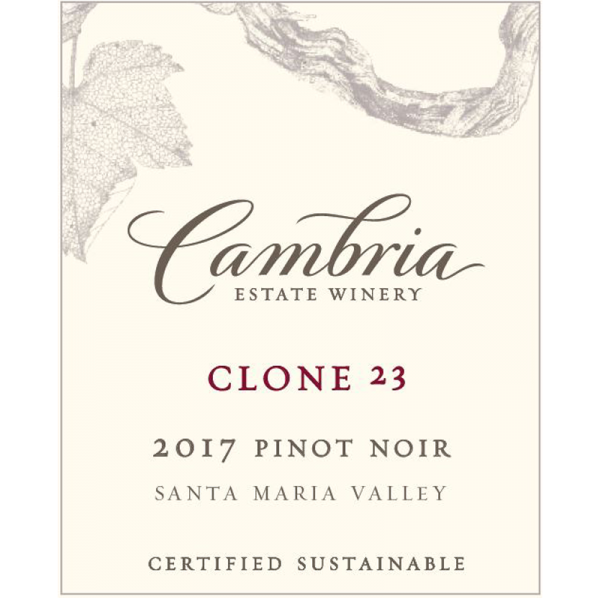 2018 Cambria Winery Clone 23 Pinot Noir 
