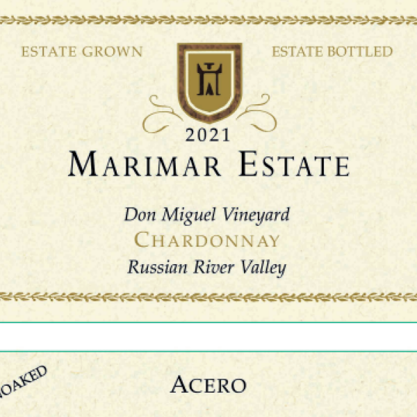 Marimar Unoaked Chardonnay Acero 2021
