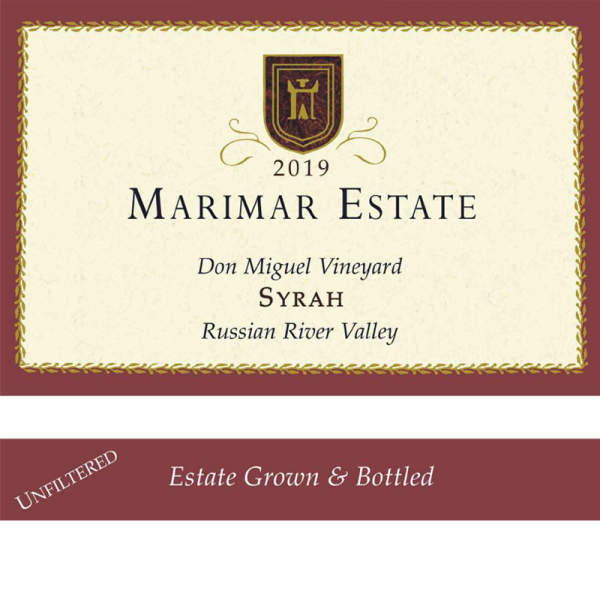 2019 Marimar Estate Winery Syrah 